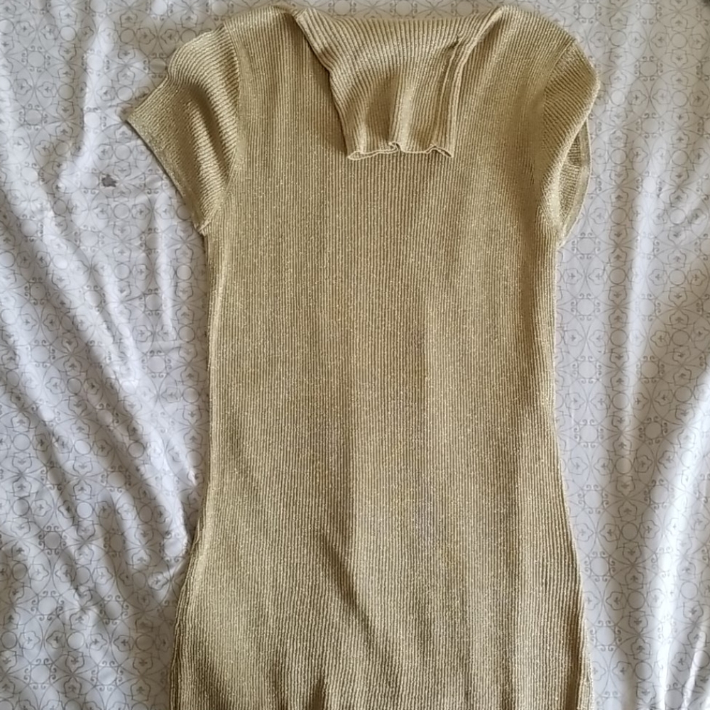 Turtleneck sweater dress